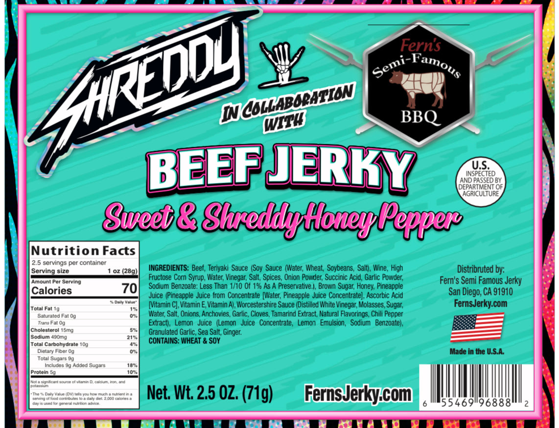 Shreddy - Fern's Colab  Jerky